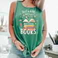 Just a Girl Who Loves Books Cute Book Lover Bookworm Comfort Colors Tank Top Violet Just a Girl Who Loves Books Cute Book Lover Bookworm Comfort Colors Tank Top Violet