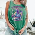 Just a Girl Who Loves Dragons And Books Comfort Colors Tank Top Violet