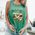Just One More Chapter Book Lover Comfort Colors Tank Top Violet