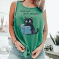 Just One More Chapter Bookworm Cat Book Lover Comfort Colors Tank Top Violet Just One More Chapter Bookworm Cat Book Lover Comfort Colors Tank Top Violet