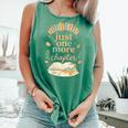 Just One More Chapter Cozy Book Lover Reading & Coffee Comfort Colors Tank Top Violet Just One More Chapter Cozy Book Lover Reading & Coffee Comfort Colors Tank Top Violet
