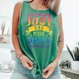 JUST ONE MORE CHAPTER Fun Reading Book Lover Comfort Colors Tank Top Violet JUST ONE MORE CHAPTER Fun Reading Book Lover Comfort Colors Tank Top Violet