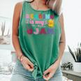 Kids Reading Book Lover Reading Is My Jam Comfort Colors Tank Top Violet