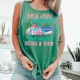 THIS LADY Will Never Own Enough BOOKS & YARN Comfort Colors Tank Top Violet THIS LADY Will Never Own Enough BOOKS & YARN Comfort Colors Tank Top Violet