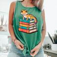 Leopard Gecko Book Lover Reading Comfort Colors Tank Top Violet