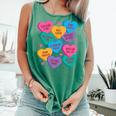 Librarian Shirt Valentines Book Worm Reading Tshirt Premium Tri-Blend Comfort Colors Tank Top Violet