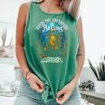 Library Where The Adventure Begins Book Reading Quote Comfort Colors Tank Top Violet
