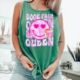 Library Book Fair Queen Vibe Groovy Tie Dye School Reading Comfort Colors Tank Top Violet Library Book Fair Queen Vibe Groovy Tie Dye School Reading Comfort Colors Tank Top Violet