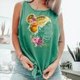And Into The Library She Goes Book Lover Reading Bookworm Comfort Colors Tank Top Violet
