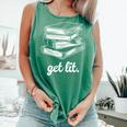 Get Lit Books Comfort Colors Tank Top Violet