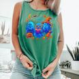 Little Ghost Coffee Tee Spooky Season Ghost Reading Book Comfort Colors Tank Top Violet
