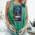 Magic Books Butterflies Fantasy Nature Tea Enchanting Comfort Colors Tank Top Violet