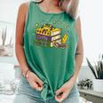 Mardi Gras Book Lover Reading Reader Men Women Kids Comfort Colors Tank Top Violet