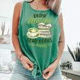 Matcha Green Tea Latte Drink Matcha Read Books Be Happy Comfort Colors Tank Top Violet