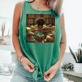 Melanin Afro Women Educated Reading Book History Girls Comfort Colors Tank Top Violet