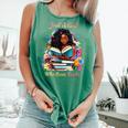 Melanin Book Month Honoring Past Inspiring Pride Comfort Colors Tank Top Violet