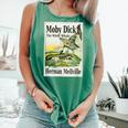 Moby Dick Book Cover Illustration Comfort Colors Tank Top Violet