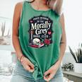 Morally Grey Merch Dark Romance Romantasy Smutty Book Lover Comfort Colors Tank Top Violet