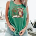 If You Need Me Owl Be Reading Book Lover Students Comfort Colors Tank Top Violet