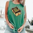 Nice Holy Book Costume For Bible Lovers Comfort Colors Tank Top Violet Nice Holy Book Costume For Bible Lovers Comfort Colors Tank Top Violet