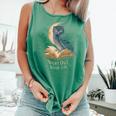 Night Owl Book Club Crescent Moon Late Night Reading Comfort Colors Tank Top Violet