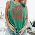 North Pole Book Club Christmas Comfort Colors Tank Top Violet North Pole Book Club Christmas Comfort Colors Tank Top Violet