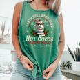 North Pole Book Club Hot Cocoa Librarians Bookish Christmas Comfort Colors Tank Top Violet North Pole Book Club Hot Cocoa Librarians Bookish Christmas Comfort Colors Tank Top Violet
