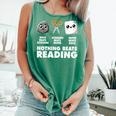 Nothing Beats Reading Bookworm Librarian Book Nerd Comfort Colors Tank Top Violet Nothing Beats Reading Bookworm Librarian Book Nerd Comfort Colors Tank Top Violet