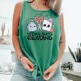 Nothing Beats Reading Rock Paper Scissors Book Lover Teacher Comfort Colors Tank Top Violet