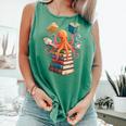 Octopus Book Reading Book Reader Ocean Octopus Comfort Colors Tank Top Violet