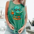 Octopus Reading Book Reading Bookworm Reader Comfort Colors Tank Top Violet Octopus Reading Book Reading Bookworm Reader Comfort Colors Tank Top Violet