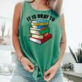 It Is Okay To Be a Grumpy Old Man Book Lover Premium Comfort Colors Tank Top Violet