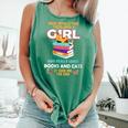 Once Upon A Time There Was A Girl Who Loves Books And Cats Comfort Colors Tank Top Violet Once Upon A Time There Was A Girl Who Loves Books And Cats Comfort Colors Tank Top Violet