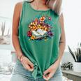Open Book With Colorful Floral Reading Magic Comfort Colors Tank Top Violet Open Book With Colorful Floral Reading Magic Comfort Colors Tank Top Violet