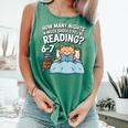 Orange Cat Reading Book 67 Six Seven Meme Comfort Colors Tank Top Violet Orange Cat Reading Book 67 Six Seven Meme Comfort Colors Tank Top Violet