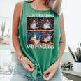 Penguin Love Reading And Penguins Child Book Lover Comfort Colors Tank Top Violet Penguin Love Reading And Penguins Child Book Lover Comfort Colors Tank Top Violet