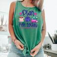 Plan For Today Coffee Yarn Books Sewing Knitter Knitting Comfort Colors Tank Top Violet Plan For Today Coffee Yarn Books Sewing Knitter Knitting Comfort Colors Tank Top Violet