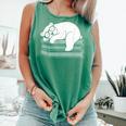 Polar Bear Reading Book Pajama Sleep Comfort Colors Tank Top Violet Polar Bear Reading Book Pajama Sleep Comfort Colors Tank Top Violet