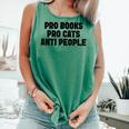 PRO Books PRO Cats Anti People Comfort Colors Tank Top Violet