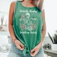 Probably Reading Something Unholy Book Lovers Comfort Colors Tank Top Violet