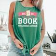 Published Author Ask Me About My Book Comfort Colors Tank Top Violet