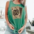 Queen Of Books Playing Card Aesthetic For Book Lovers Premium Tri-Blend Comfort Colors Tank Top Violet