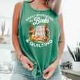 Quilting Sewing Machine Quilter Easily Distracted By Book Comfort Colors Tank Top Violet Quilting Sewing Machine Quilter Easily Distracted By Book Comfort Colors Tank Top Violet