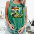 Rabbit Reading Book Under Large Mushroom Easter Bandana Comfort Colors Tank Top Violet