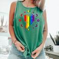 Rainbow Book With Stars And Moon Phases Gay Pride LGBT Comfort Colors Tank Top Violet