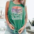 Rather Be Reading Book Lover Stack Comfort Colors Tank Top Violet Rather Be Reading Book Lover Stack Comfort Colors Tank Top Violet