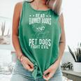 Read Banned Books PET DOGS FIGHT EVIL Read Books Reader Comfort Colors Tank Top Violet