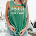Read A Book Bruh Cool Ela English Teacher Reading Literature Comfort Colors Tank Top Violet
