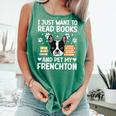 Read Books & Pet My Frenchton Owner Frenchton Lover Comfort Colors Tank Top Violet