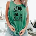 Read More Books Ghost Halloween Reading Teacher Literacy Comfort Colors Tank Top Violet Read More Books Ghost Halloween Reading Teacher Literacy Comfort Colors Tank Top Violet